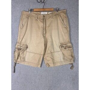 Men’s Smoke Rise Size 40 Beige Cargo Shorts 100% Cotton